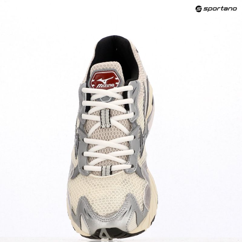 Scarpe da uomo Mizuno Wave Rider 10 mizuno neve bianca/nero sabbia/rossa 10