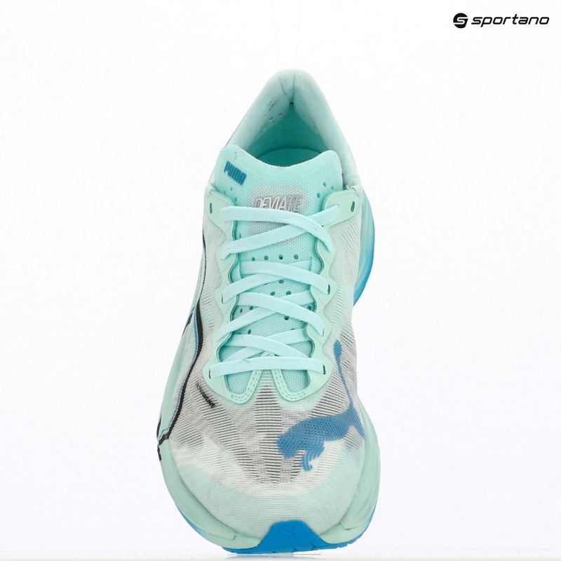 Scarpe da corsa da donna PUMA Deviate Nitro Elite 3 blu menta/velocità 16