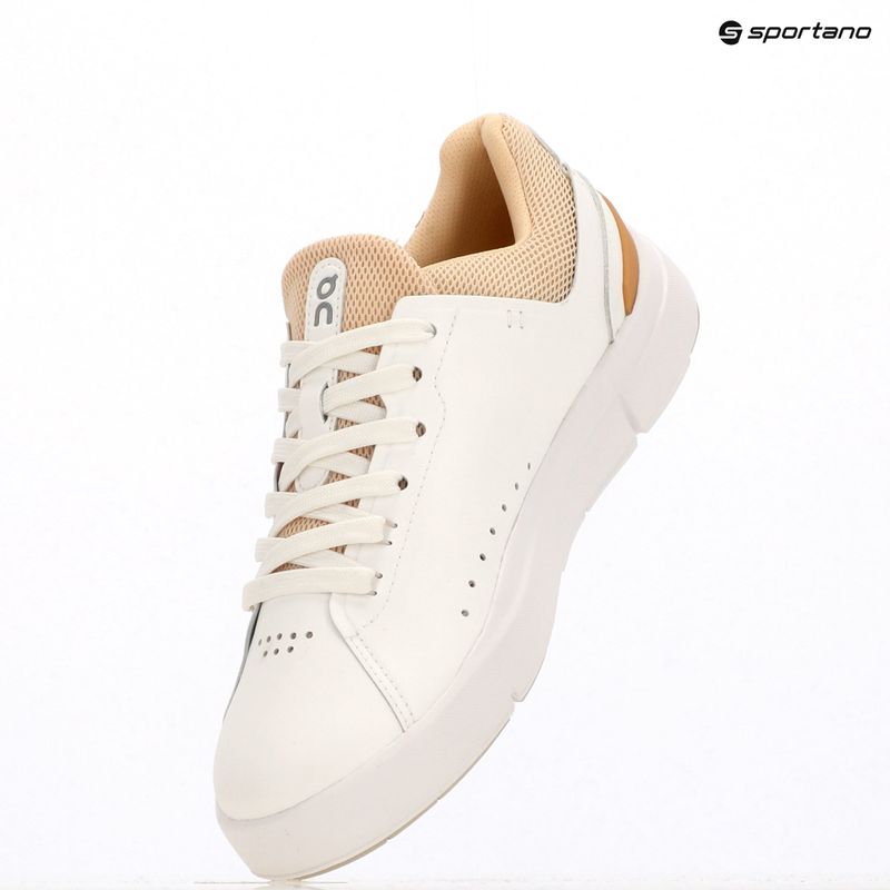 Donne On Running Il vantaggio Roger scarpe bianco / savana 8