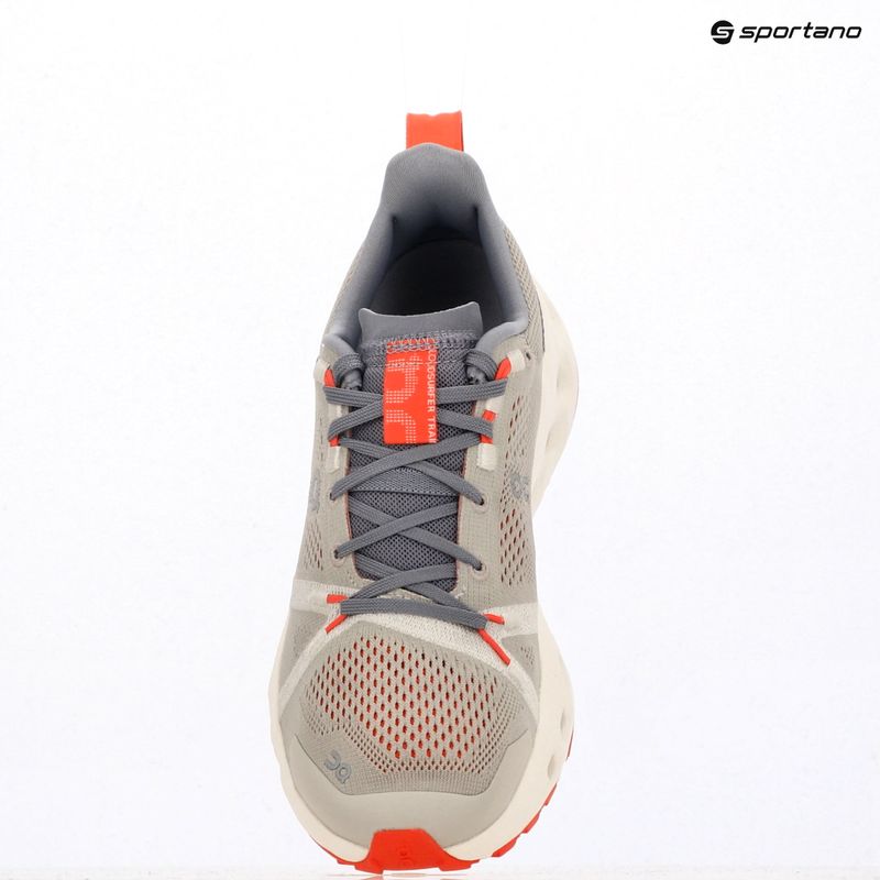 Scarpe da trail running On Cloudsurfer da donna fossile/avorio 9