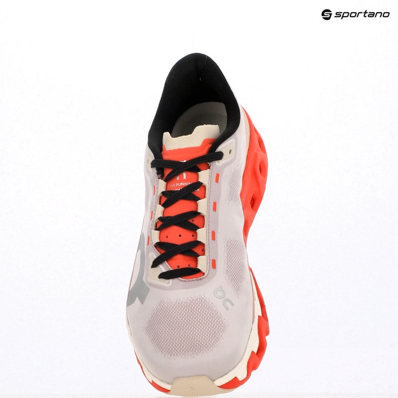 Scarpe da corsa On Cloudmonster Hyper malva/flame da uomo 9