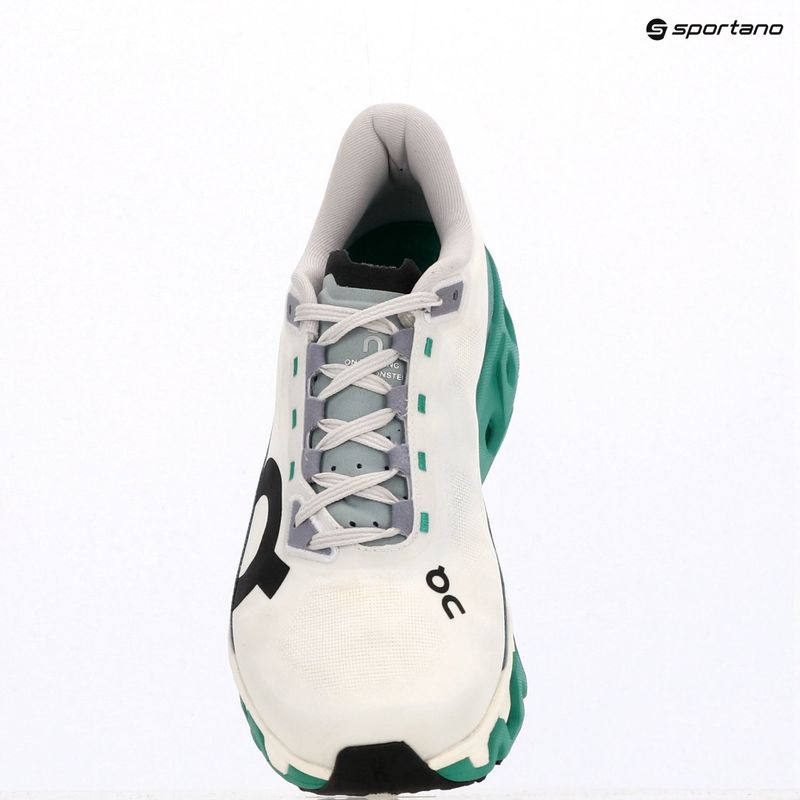 Scarpe da corsa On Cloudmonster Hyper white/mint da uomo 9