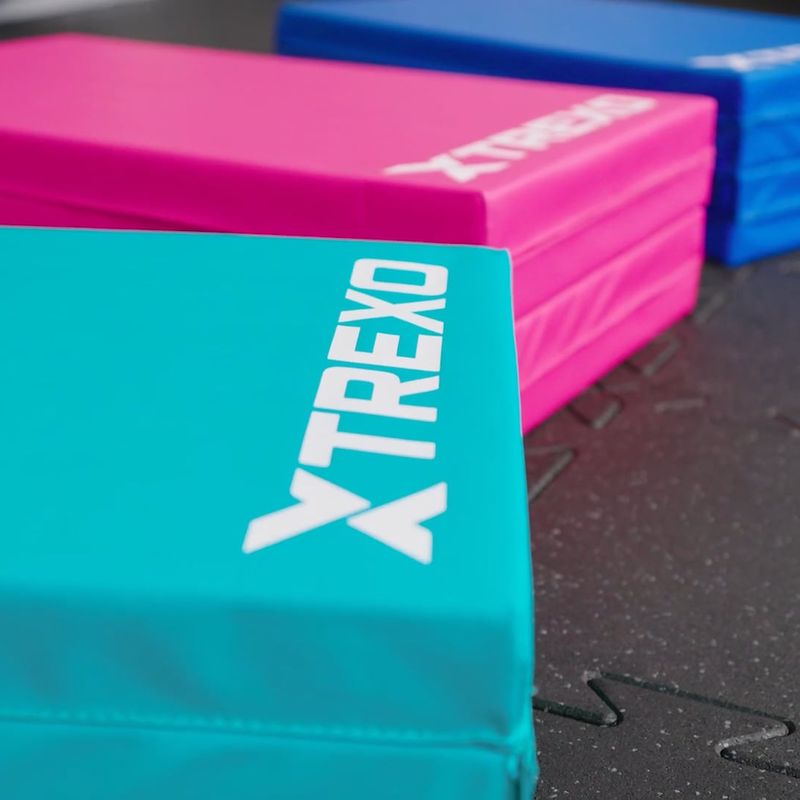 Materasso da ginnastica pieghevole XTREXO 195 x 80 x 5 cm blu 15