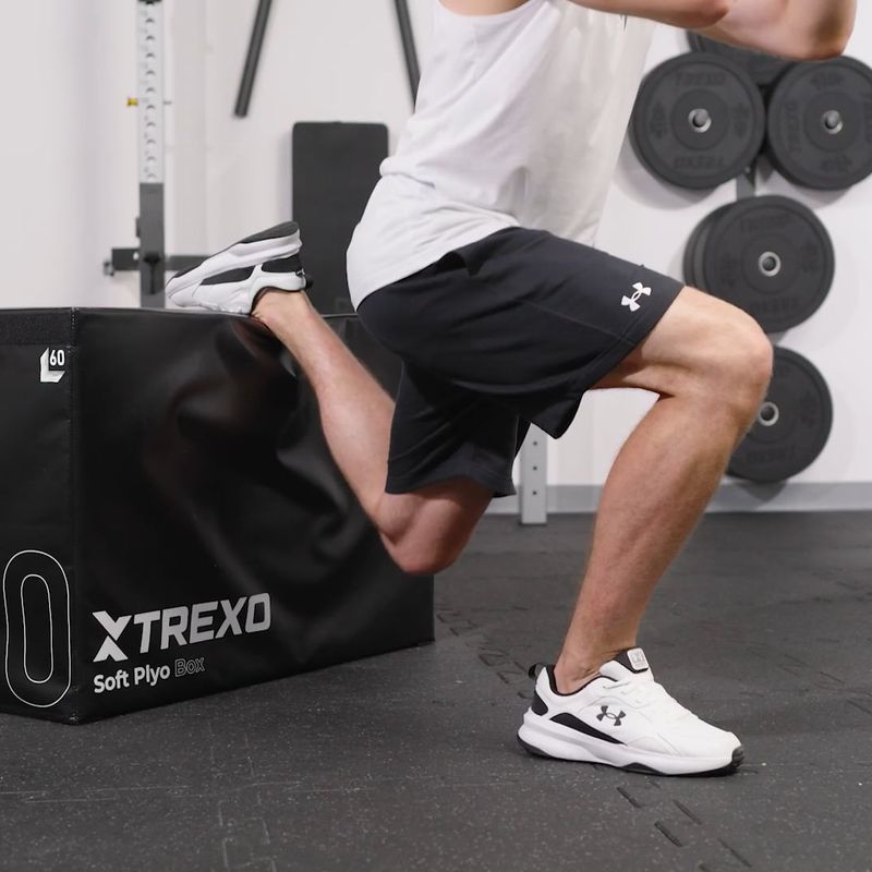 XTREXO box pliometrico pieghevole 7,5 cm nero 10