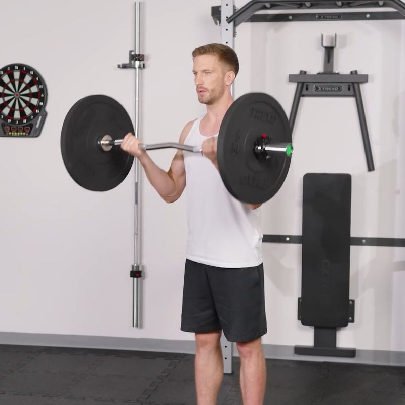 Peso olimpico TREXO TRX-BMP015 15 kg nero 12