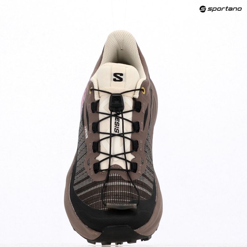 Scarpe da corsa da donna Salomon Genesis Iron/vanilla ice/cyclamen 10