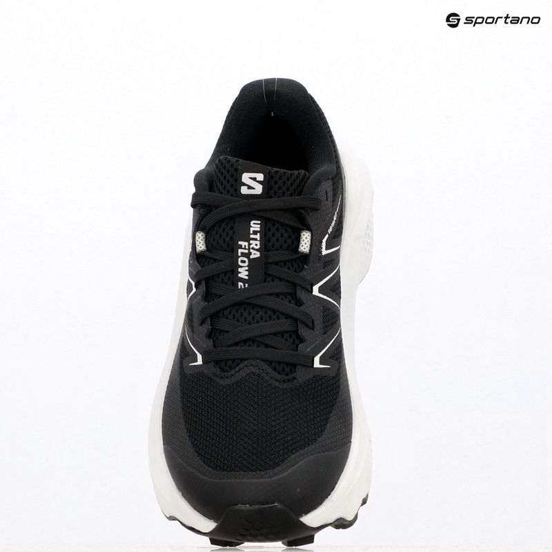 Scarpe da corsa da donna Salomon Ultra Flow 2 nero/bianco/verde agave 10