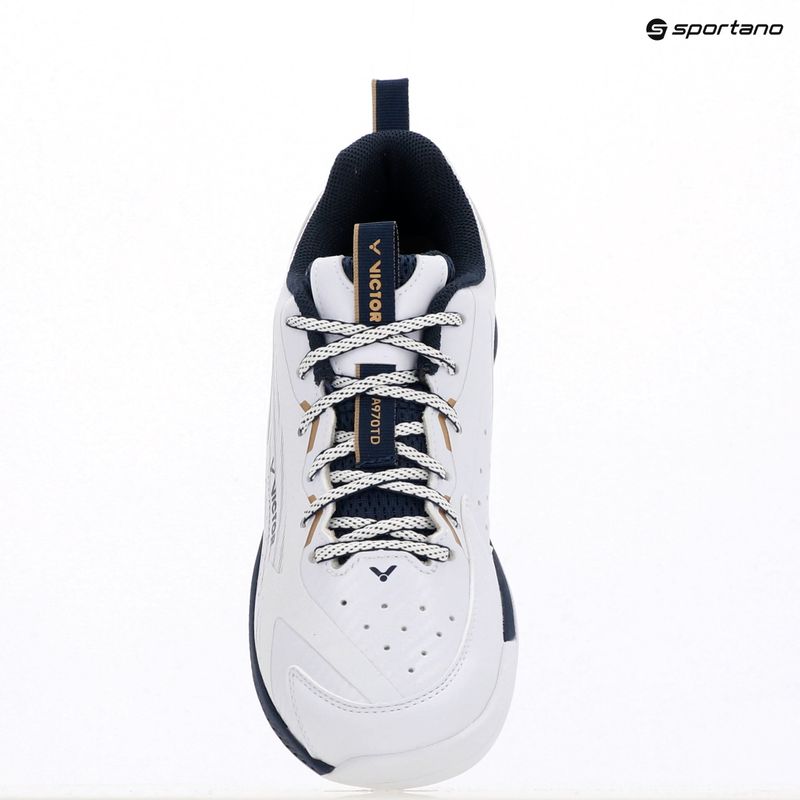 Scarpe da badminton da uomo VICTOR A970TD AX bianco/oro chiaro 13