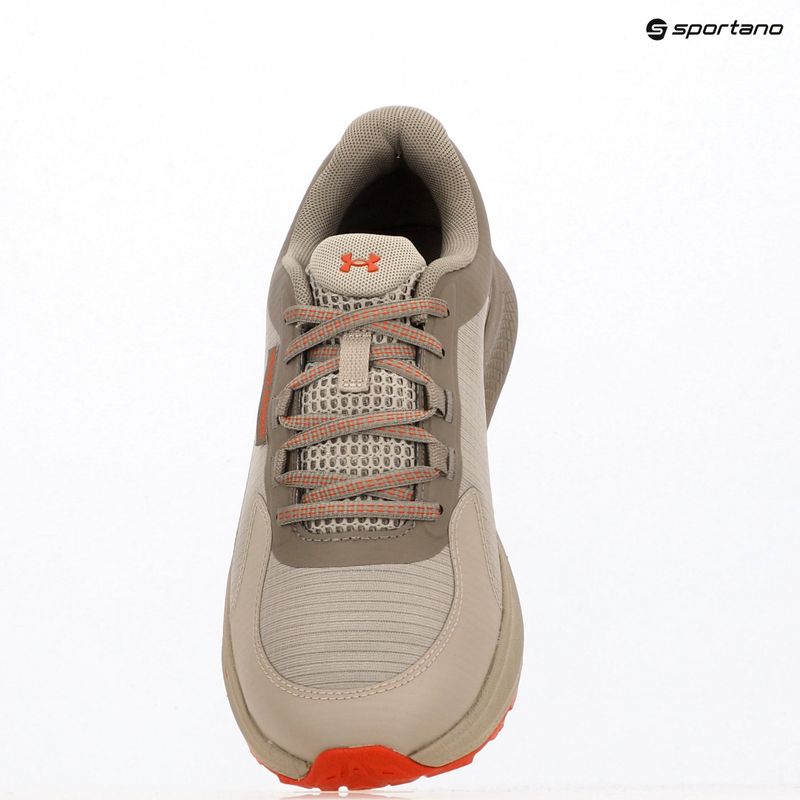 Scarpe da corsa da uomo Under Armour Charged Bandit Trail 3 timberwolf taupe/taupe dusk/surplus orange 9