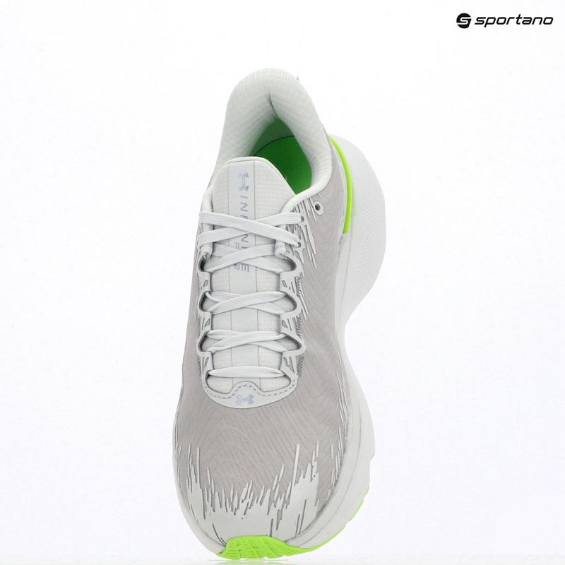 Scarpe da corsa Under Armour Infinite Pro 2 Storm distant gray/mod gray/hyper green 9