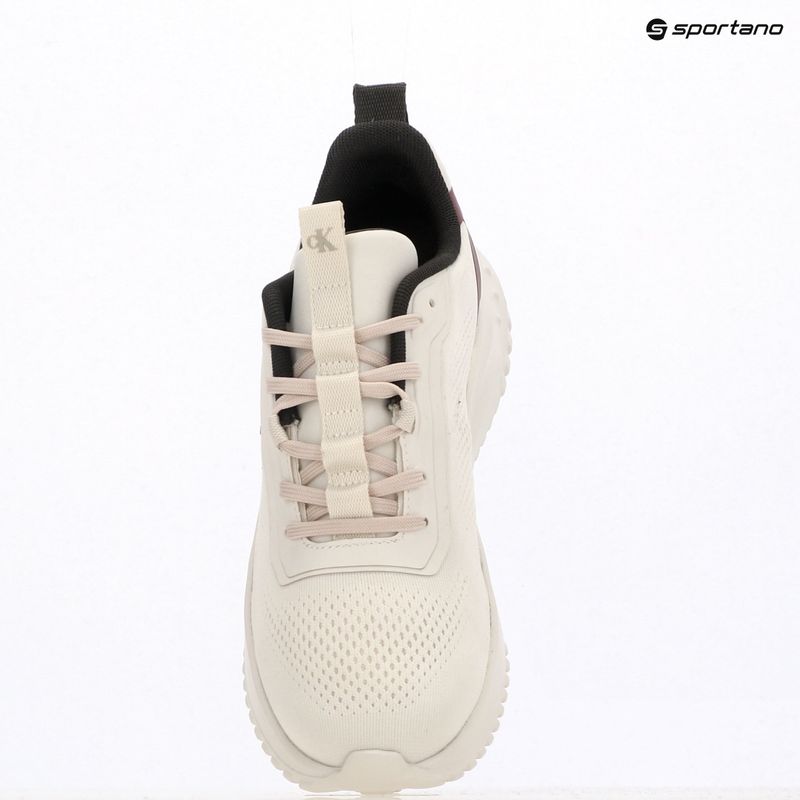 Scarpe da donna Calvin Klein YW0YW01992 Eva Runner Drawstring Mix MG lily white/beluga/new maroon 9