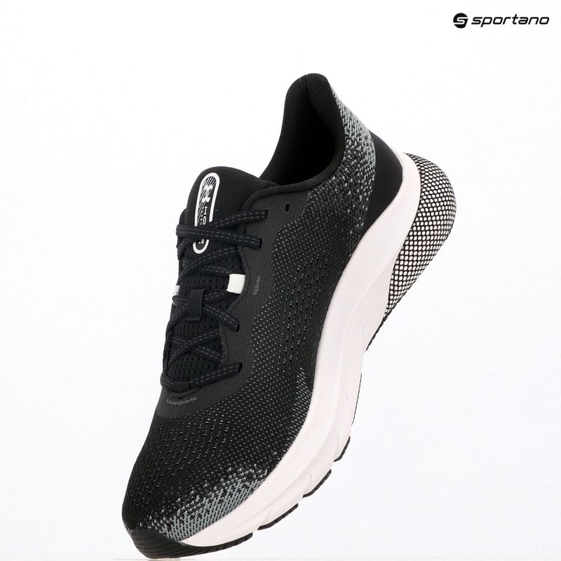 Scarpe da corsa da uomo Under Armour Hovr Turbulence 2 nero/grigio jet/bianco 9