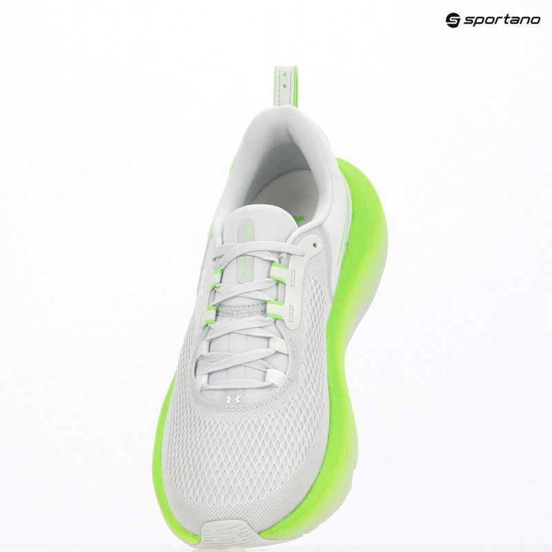 Scarpe da corsa da uomo Under Armour Infinite Elite 2 distant gray/hyper green/white 9