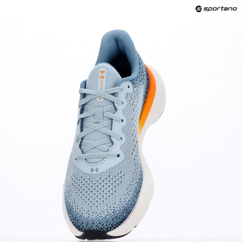 Scarpe da corsa da uomo Under Armour Infinite blue calm/blue smoke/squad orange 9