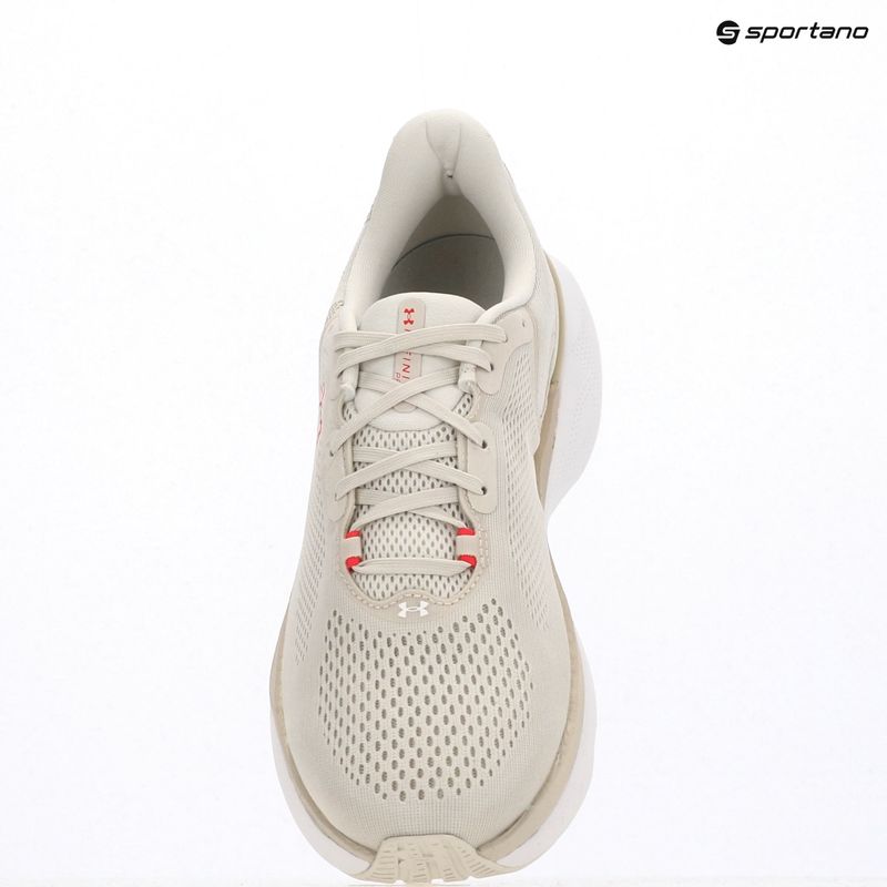 Scarpe da corsa da uomo Under Armour Innfinite Pro 2 summit white/khaki base/racer red 9