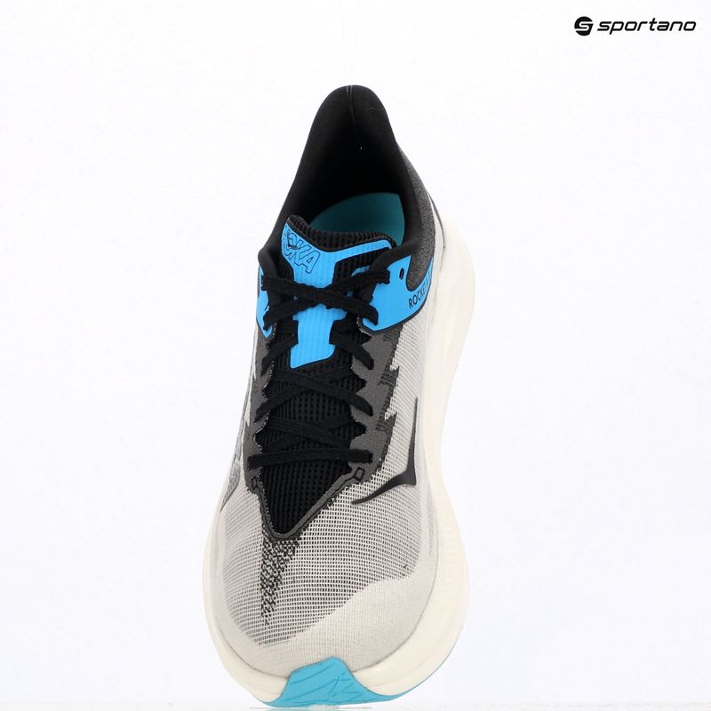 Scarpe da corsa HOKA Rocket X 3 bianco/nero 15