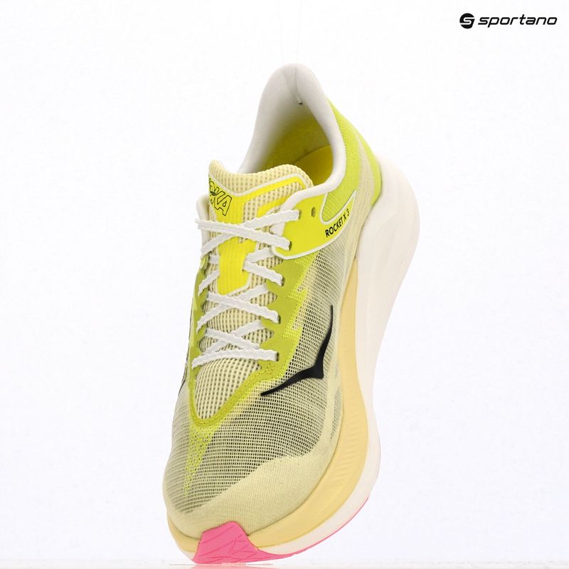 Scarpe da corsa HOKA Rocket X 3 sunlight/neon hoka citrus 13
