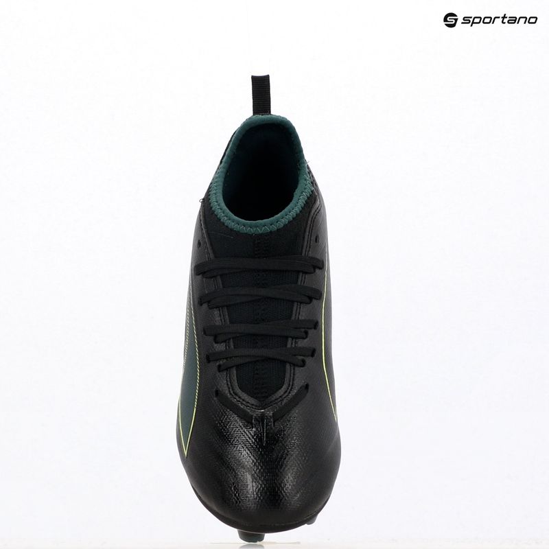 PUMA Ultra 6 Match FG/AG Jr bambini scarpe da calcio puma nero / luce frizzante / terreno verde 11