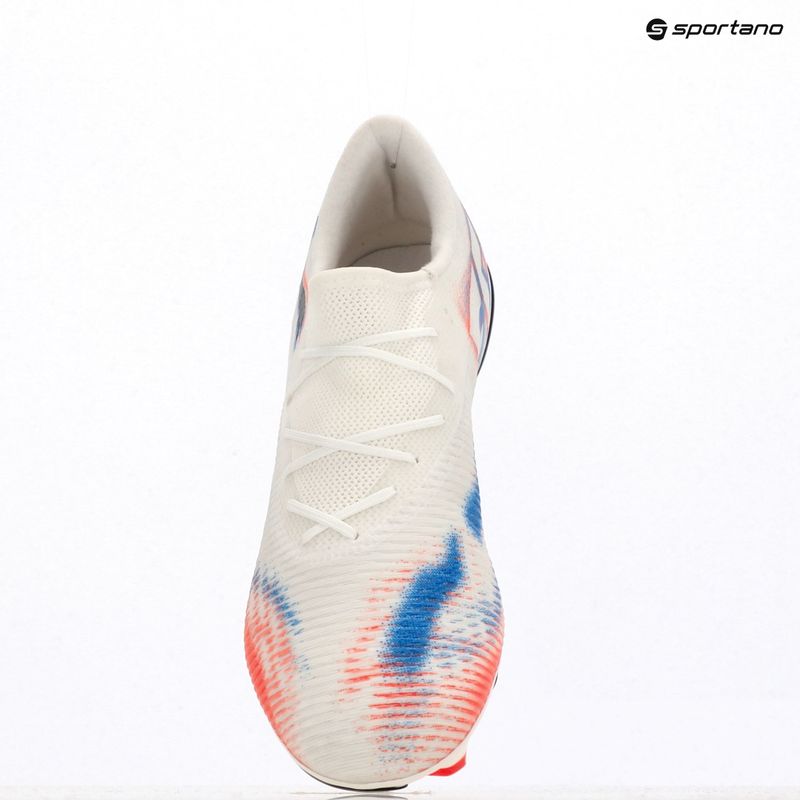 Scarpe da calcio da uomo PUMA Future 8 Match Low FG/AG puma bianco/puma nero/rosso brillante 9