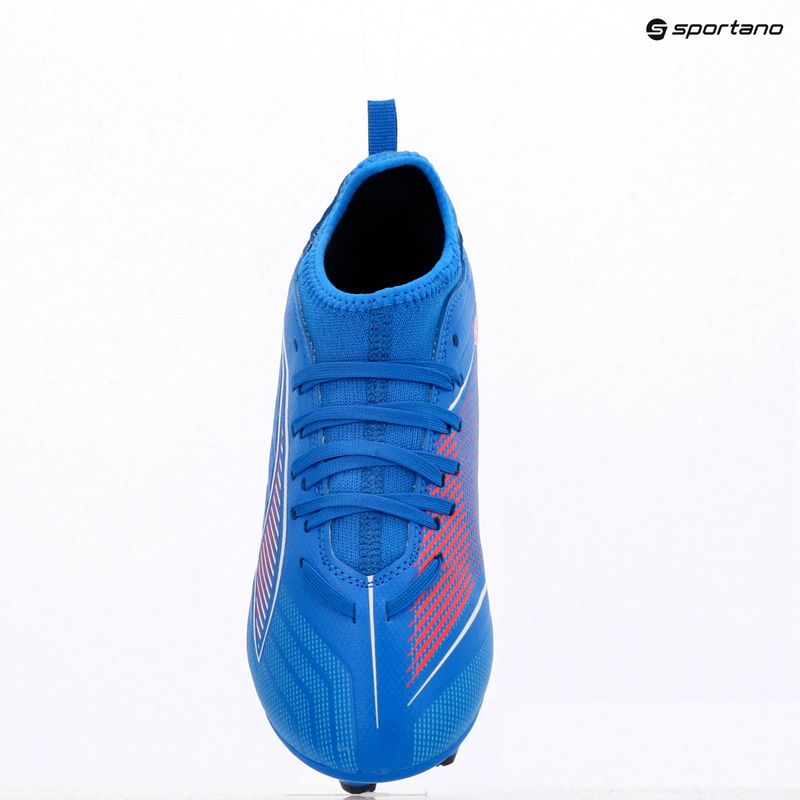 PUMA Ultra 6 Match FG/AG Jr scarpe da calcio bambino ultra blu/puma bianco/rosso brillante 11