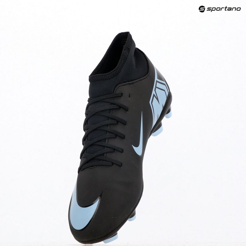Scarpe da calcio uomo Nike Mercurial Superfly 10 Club FG/MG nero/blu ghiaccio 12