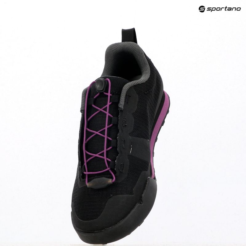 Scarpe da ciclismo con zeppa da donna Giro Tracker Fastlace nero/viola 13