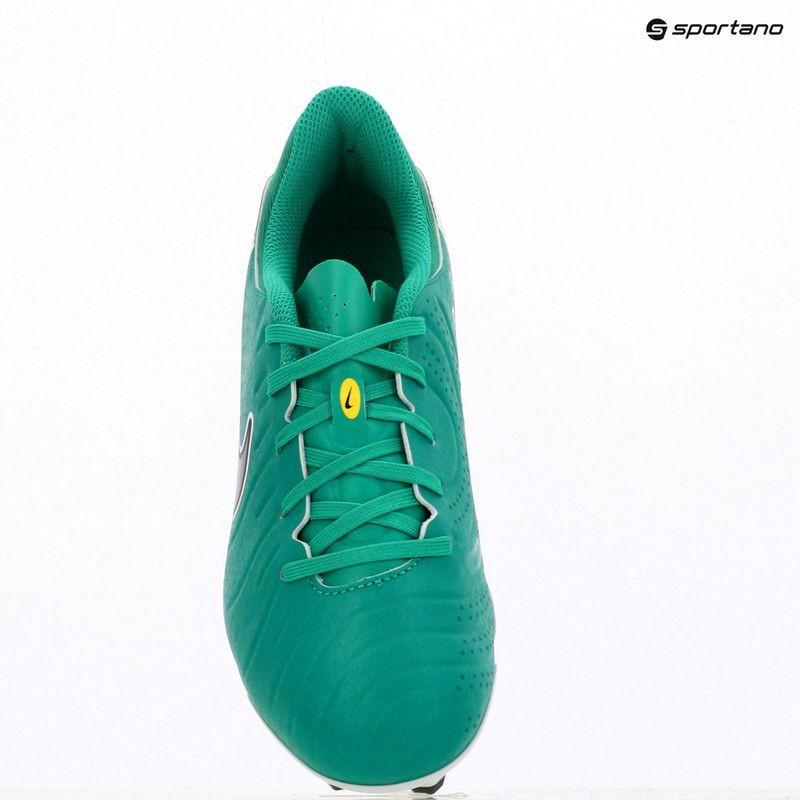 Nike Tiempo Legend 10 Academy LV8 FG/MG scarpe da calcio da bambino verde stadio/ossidiana scura 13
