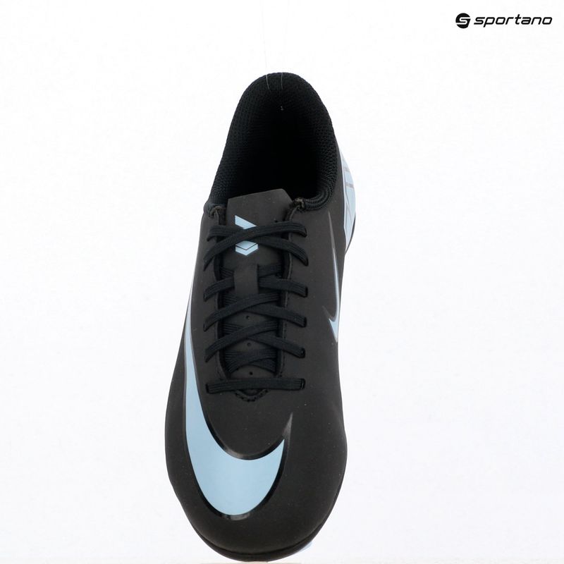 Scarpe da calcio per bambini Nike Mercurial Vapor 16 Club FG/MG nero/blu ghiaccio 19