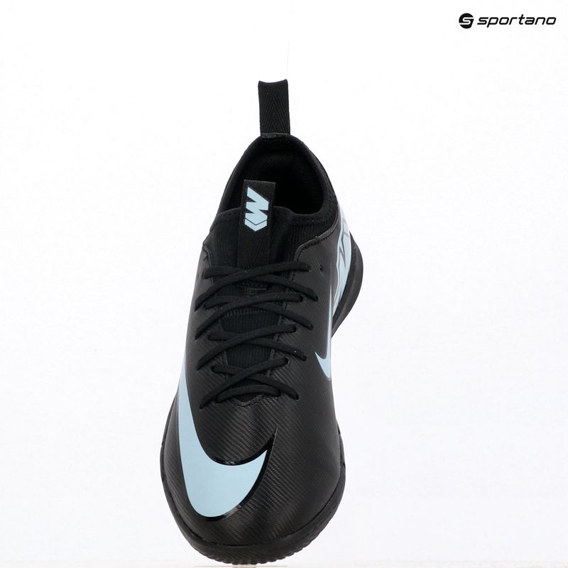 Scarpe da calcio per bambini Nike Mercurial Vapor 16 Academy IC nero/blu ghiaccio 10