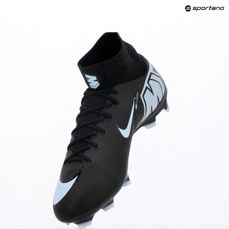 Scarpe da calcio uomo Nike Mercurial Superfly 10 Pro FG nero/blu ghiaccio 18