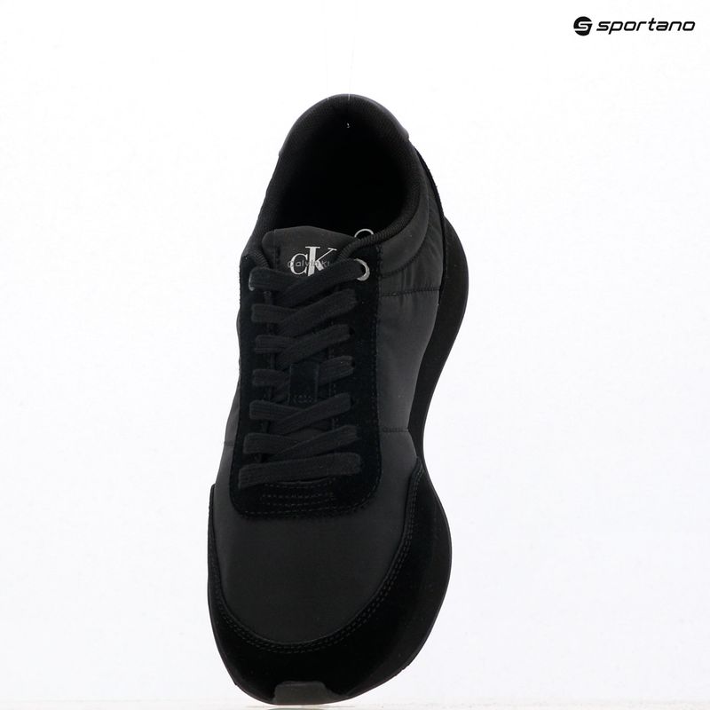 Scarpe da uomo Calvin Klein YM0YM01361 Retro Runner Essential MIX MAT triple black 9