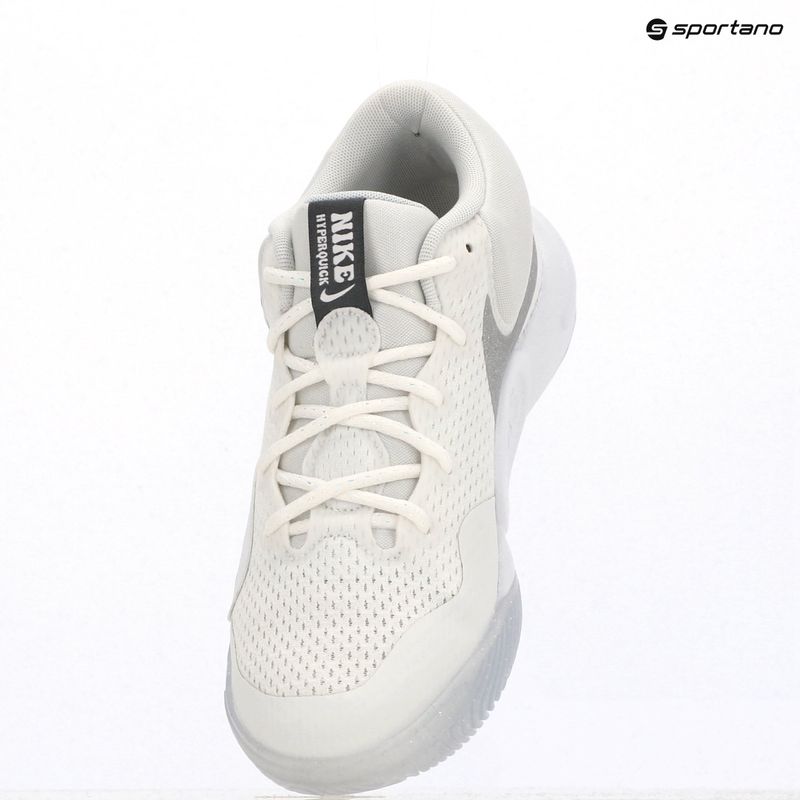 Scarpe da pallavolo donna Nike Hyperquick Court Flight SE smmit bianco/argento metallico/platino puro 18