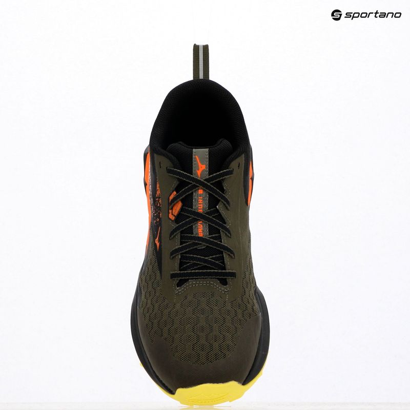 Scarpe da corsa da uomo Mizuno Wave Ibuki 5 foglia d'uva/arancio esotico/limone 11