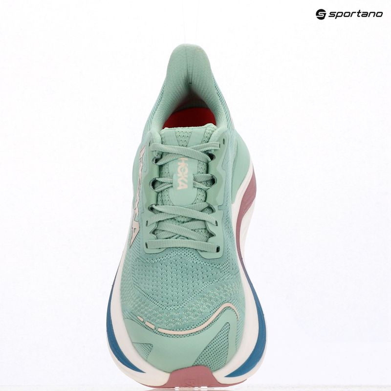 Scarpe da corsa da donna HOKA Skyward X giada/rosa secco 18