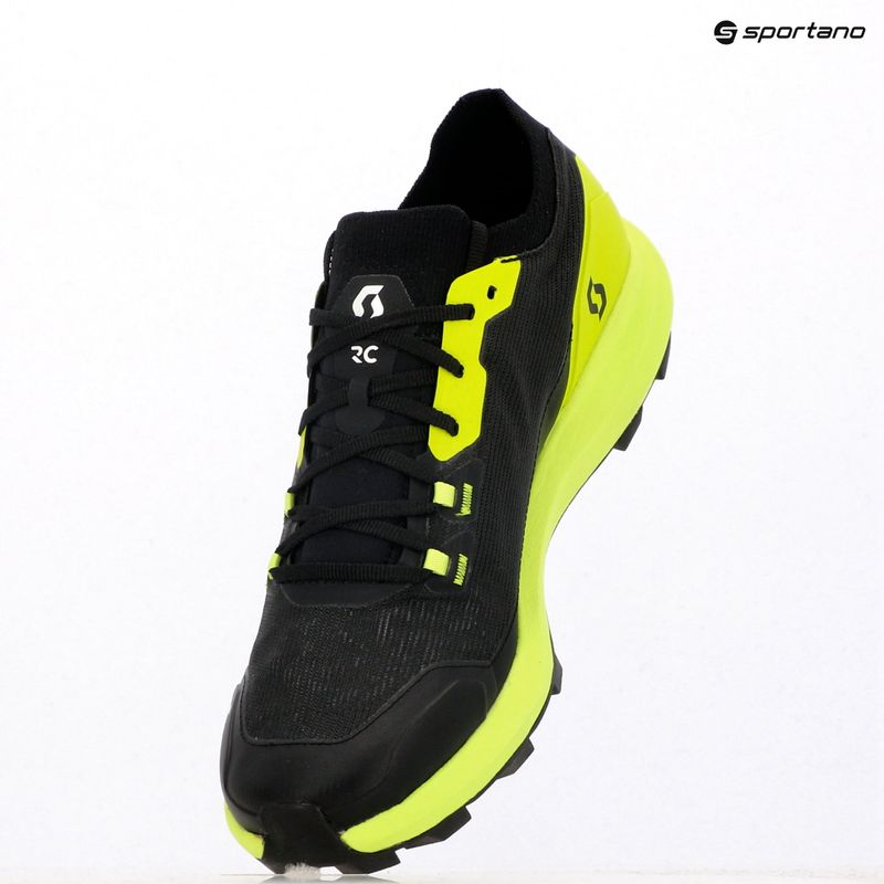 Scarpe da corsa da uomo SCOTT Supertrac RC 3 nero/giallo sicurezza 15