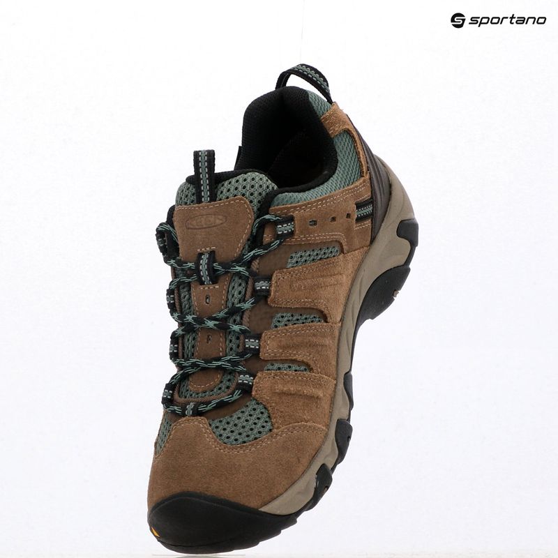 Scarpe da trekking da donna KEEN Headout Waterproof shitake/foresta scura 9