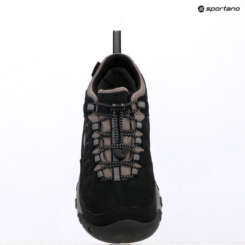 Scarpe da trekking per bambini KEEN Targhee IV Low Waterproof nero/grigio acciaio 9
