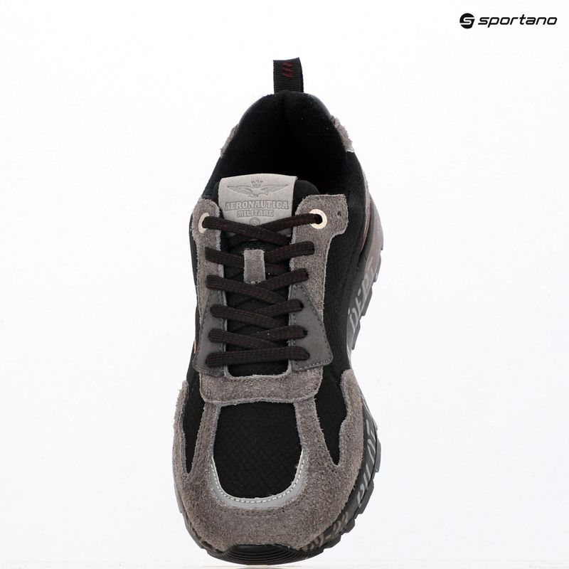 Scarpe uomo Aeronautica Militare 252SC0276UCT03546 jet black 9