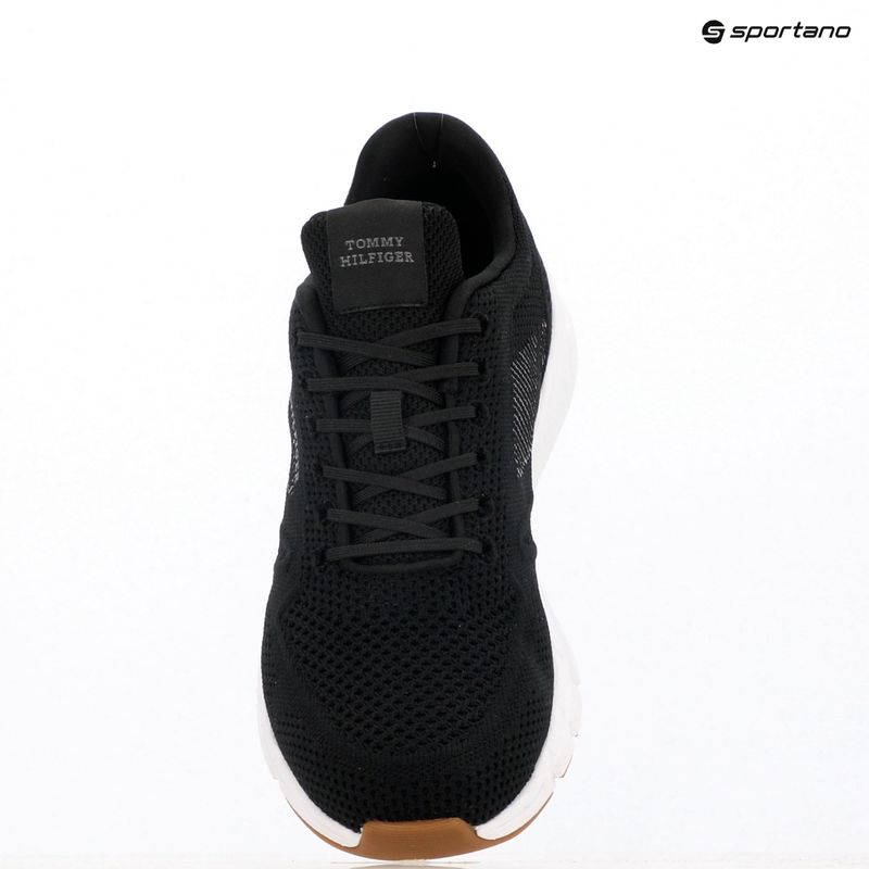Scarpe Tommy Hilfiger Comfort Run Knit uomo nero 9