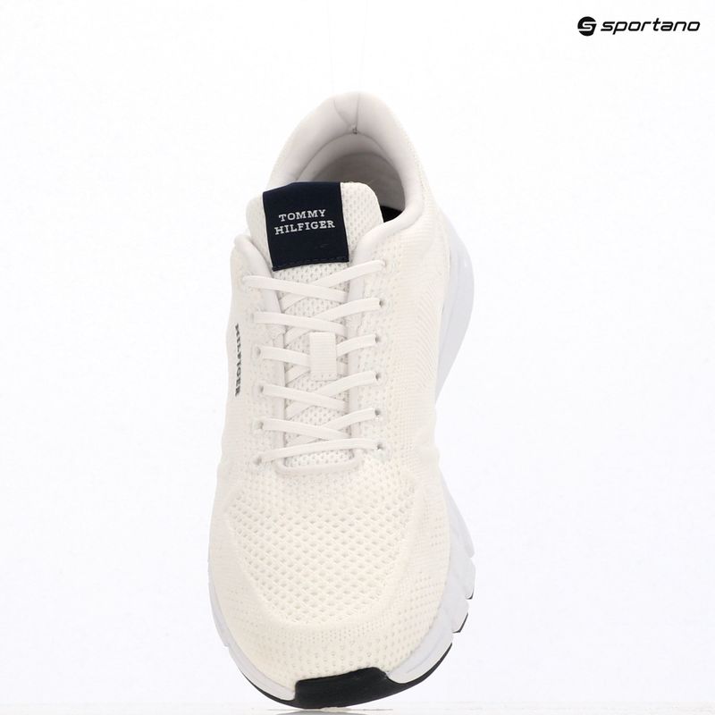 Scarpe Tommy Hilfiger Comfort Run Knit bianche da uomo 9