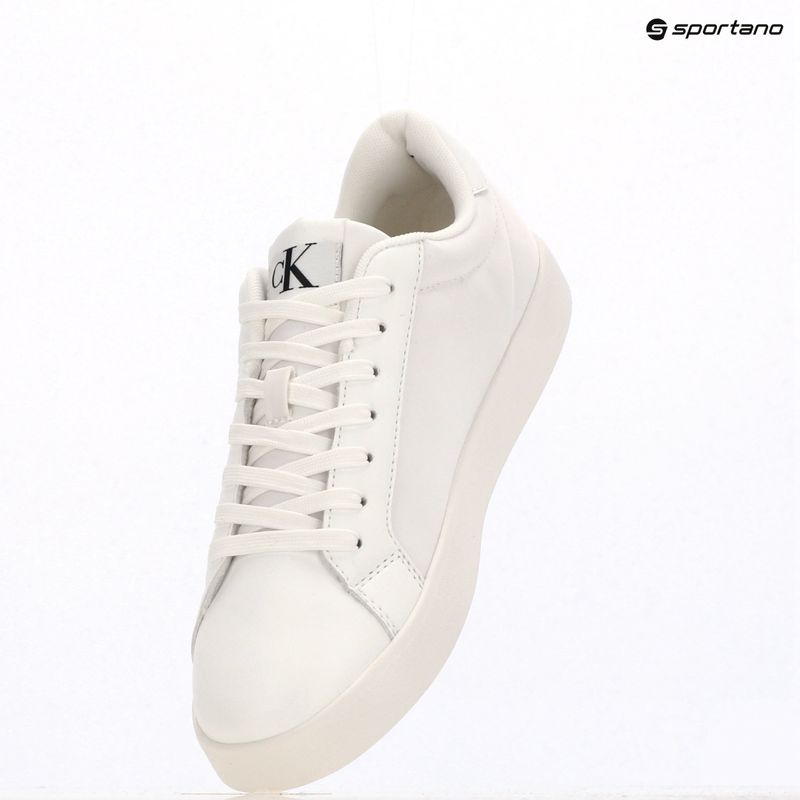 Scarpe da donna Calvin Klein YW0YW01781 3 Cupsole Laceup PU MG bright white 9