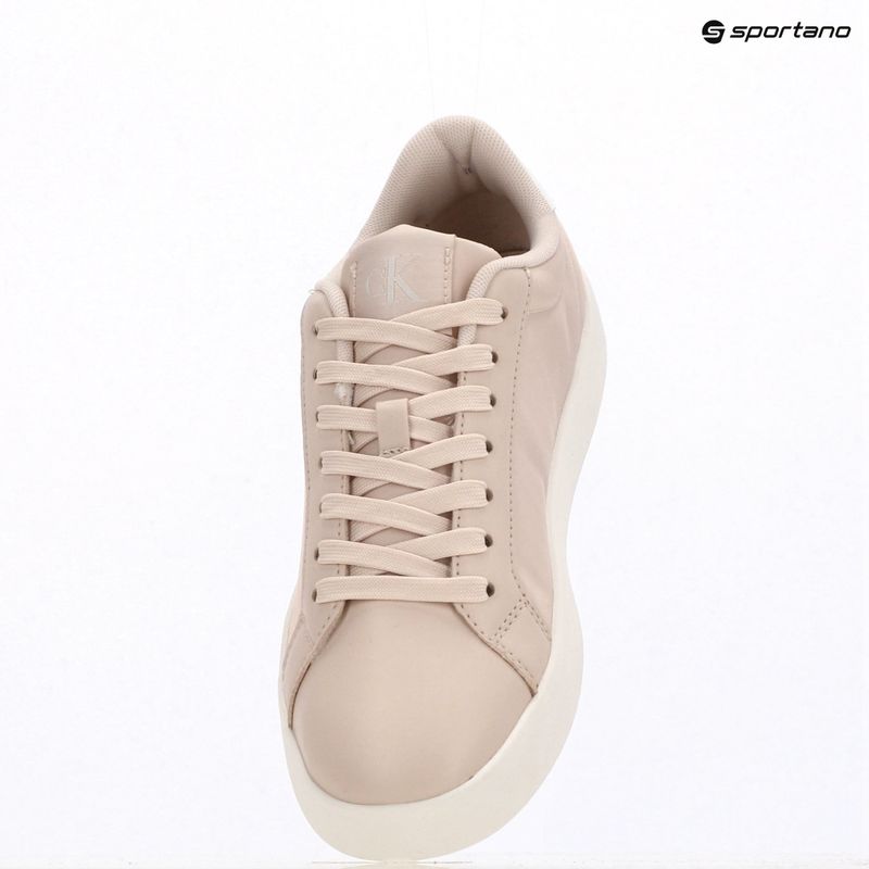Scarpe da donna Calvin Klein YW0YW01781 3 Cupsole Laceup PU MG crystal grey/lily white 9