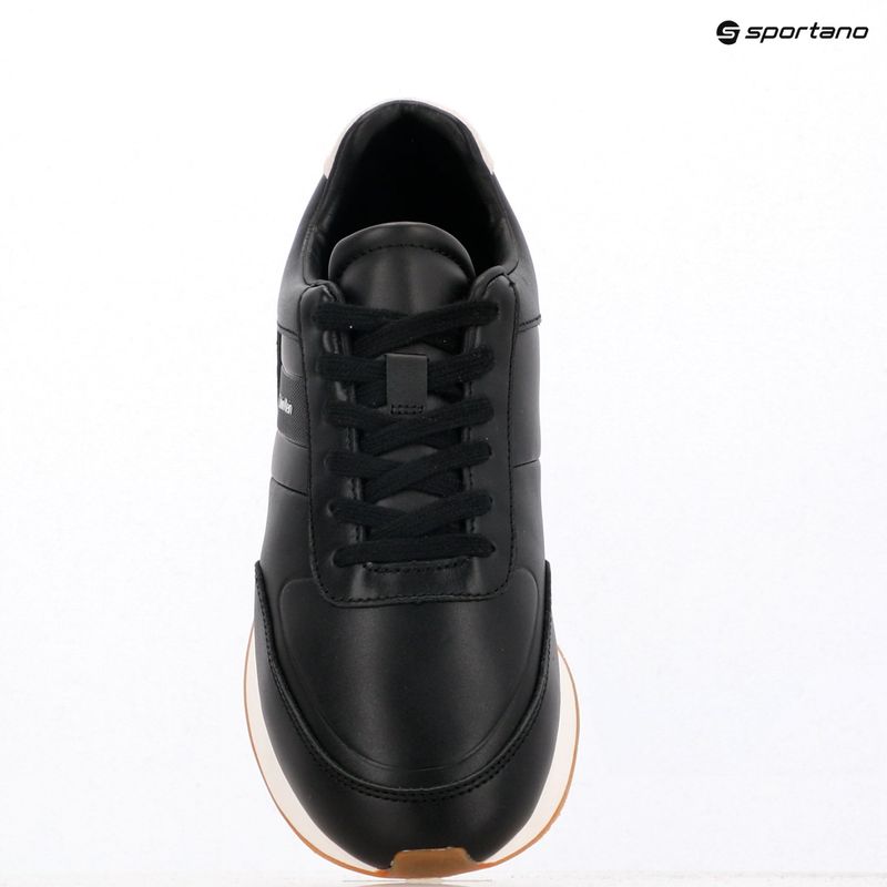 Scarpe da uomo Calvin Klein YM0YM01381 Retro Runner Leather Tape black/bright white/gum 9