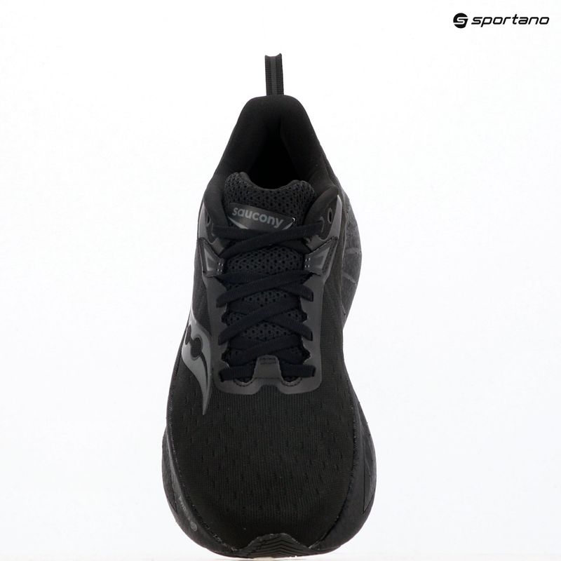 Scarpe running uomo Saucony Triumph 22 triple black 9