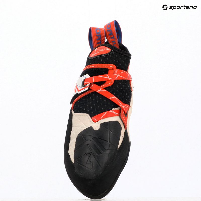 Scarpette da arrampicata donna  La Sportiva Solution white/lily orange 9