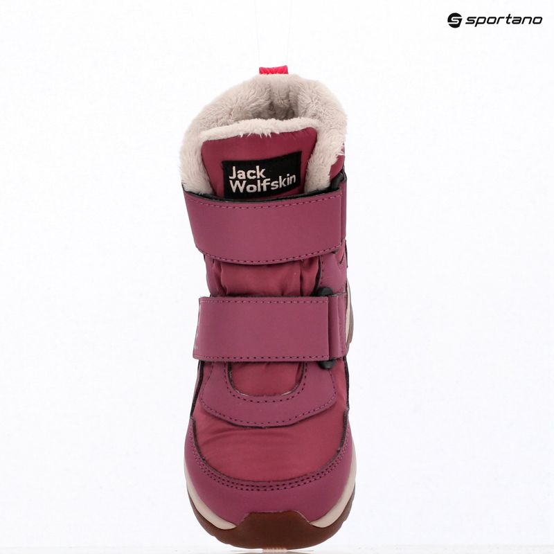 Scarpe per bambini Jack Wolfskin Polar Bear-B Texapore Mid Vc raisin 10