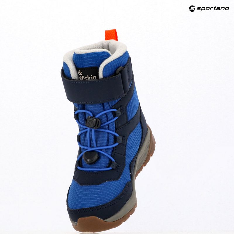 Scarpe per bambini Jack Wolfskin Polar Bear-B Texapore High Vc crisp cobalt 12
