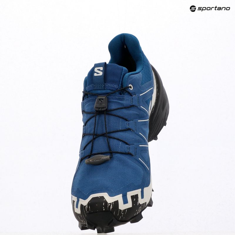 Scarpe da corsa da uomo Salomon Speedcross 6 GTX poseidon/black/lunar rock 12