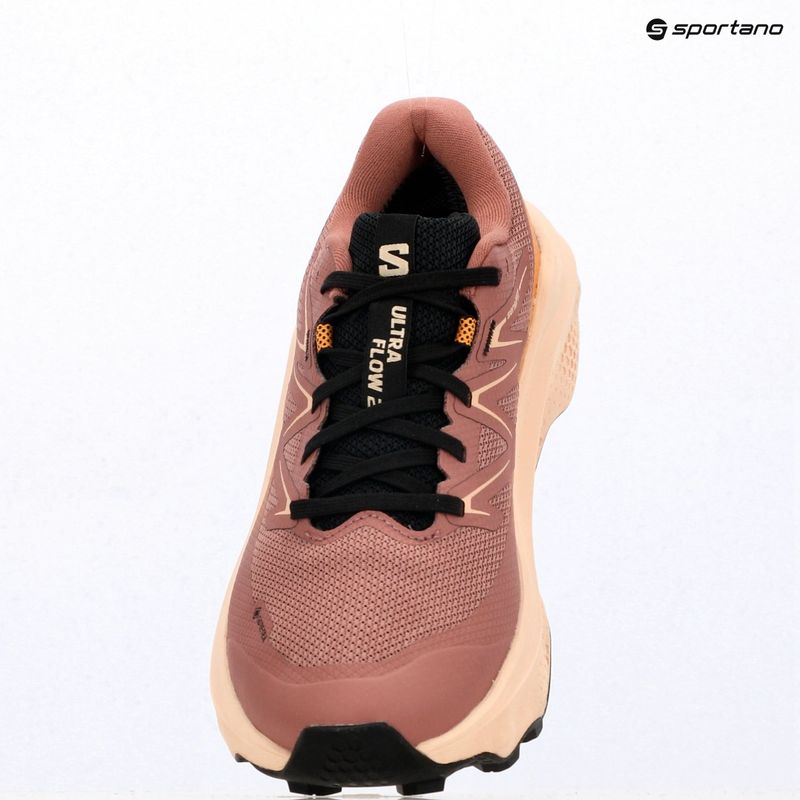 Scarpe da corsa da donna Salomon Ultra Flow 2 GTX burlwood/tender peach/warm apricot 10