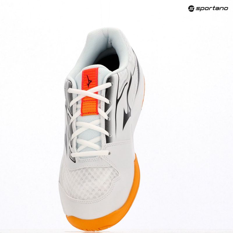 Scarpe da pallavolo Mizuno Cyclone Speed 5 bianco/fiery coral 2/citrus 15